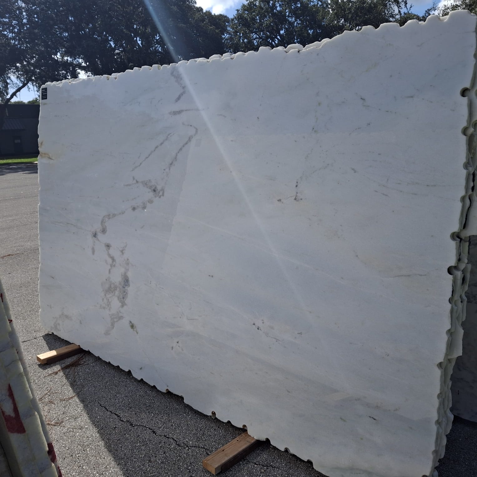 Aquamarine slab sample